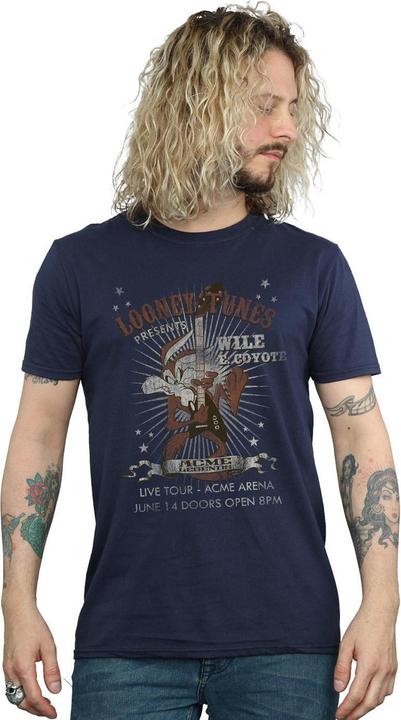 Produktbild Looney Tunes Wile E Coyote Gitarre Baumwolle TShirt (L)