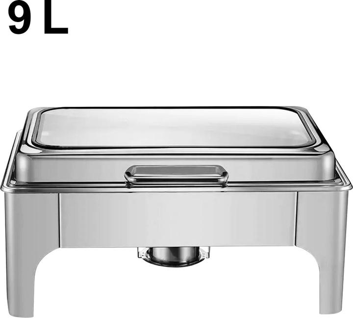 Actual product image Homeline Rechteck Chafing Dish 9L Edelstahl