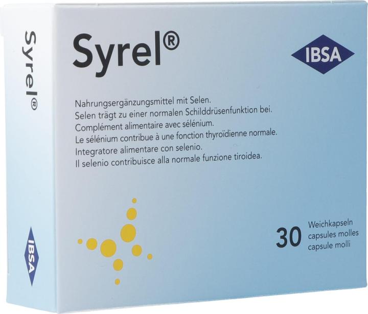 Actual product image IBSA Food supplement soft capsules with selenium (30 Piece, Capsules, 23 g)