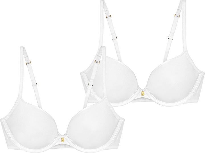 Actual product image Triumph Body Make-Up Essentials underwired bra (80 D, pack of 2)