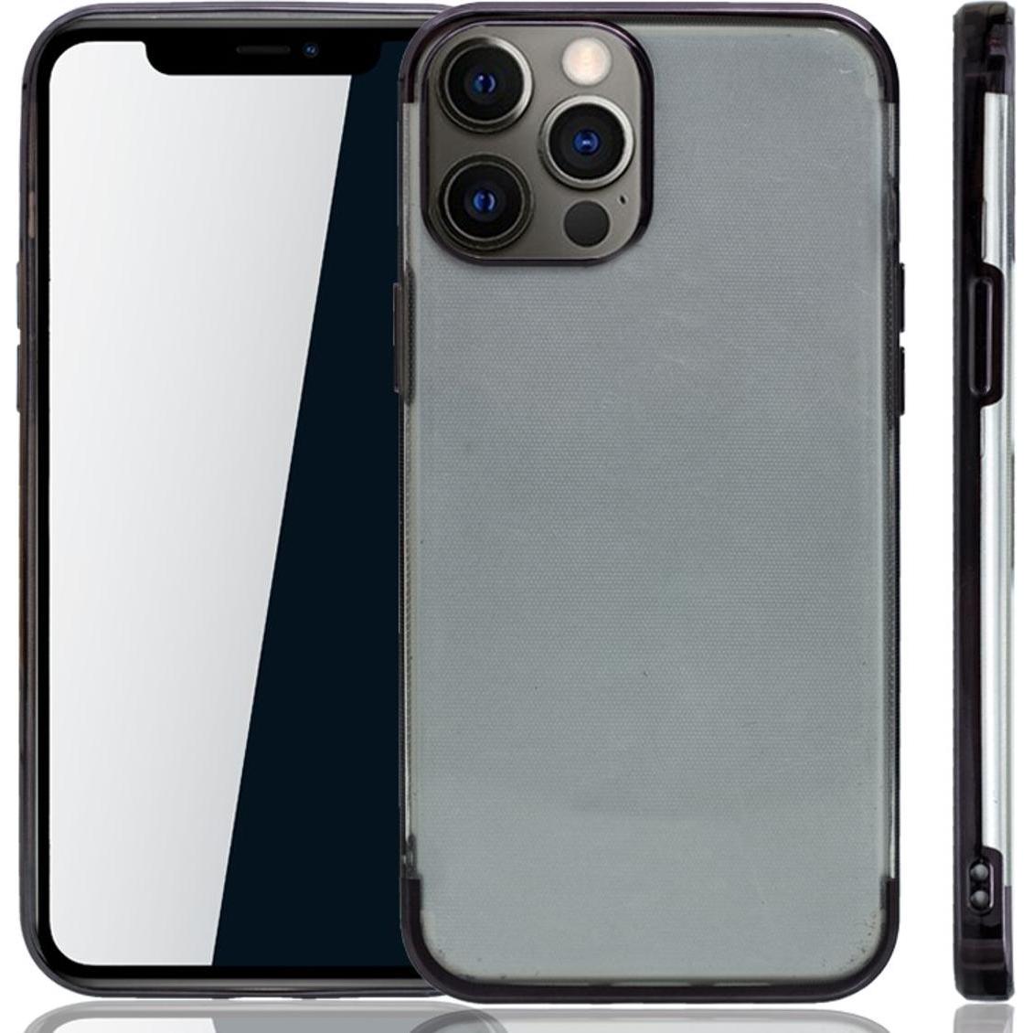 König Design Apple iPhone 12 Pro Max Hülle Case Handy Cover Schutz Tasche Schutzhülle Schwarz (Apple iPhone 12 Pro Max),...