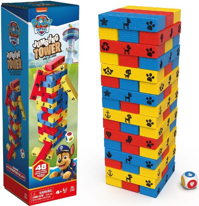 Actual product image Spin Master Paw Patrol Jumbling Tower (German, French, Italian, English)