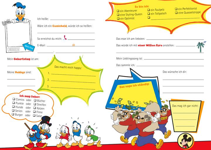 Produktbild Panini Disney Micky Maus & Freunde: Freundebuch (Deutsch, Panini, 2018)