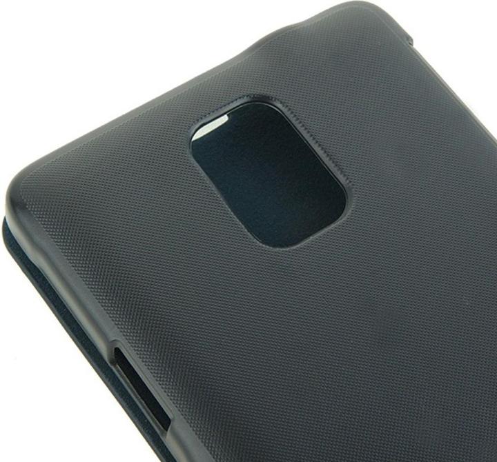 Produktbild König Design Handyhülle Tasche für Samsung Galaxy Note 4 SM N910 Dunkelblau gebürstet (Samsung Galaxy Note 4)