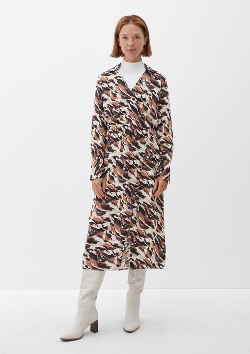 Image du produit s.Oliver Kleid Viskose-Kleid mit Knopfleiste (46)