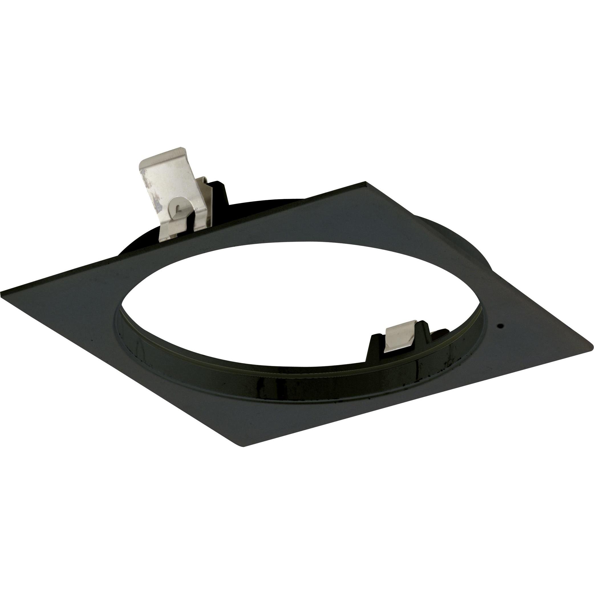 EGLO, Accessori per illuminazione, 60882 IN82SQ Telaio di installazione 1 angolare Nero, cromo