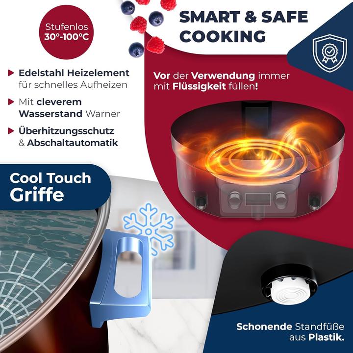 Produktbild Kesser Einkochautomat mit Timer und Abschaltautomatik (27 l)