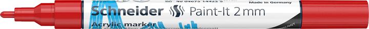 Valeurs nutritives et ingrédients Schneider Marqueur acrylique Paint-It 310 2mm rouge (1 x)