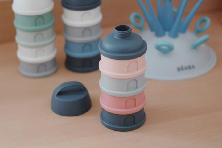 Productafbeelding Beaba Melkpoederblik 4 stuks grijs/roze