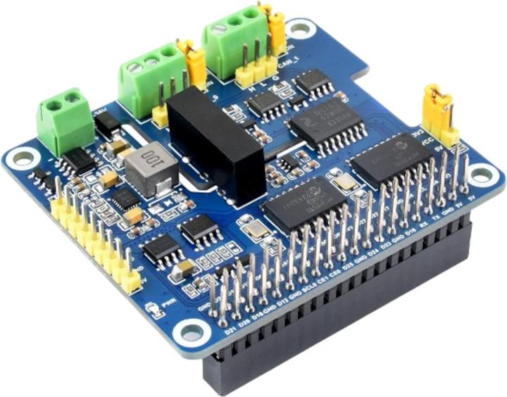 Actual product image WaveShare 2-channel CAN bus dual chip HAT for Raspberry Pi