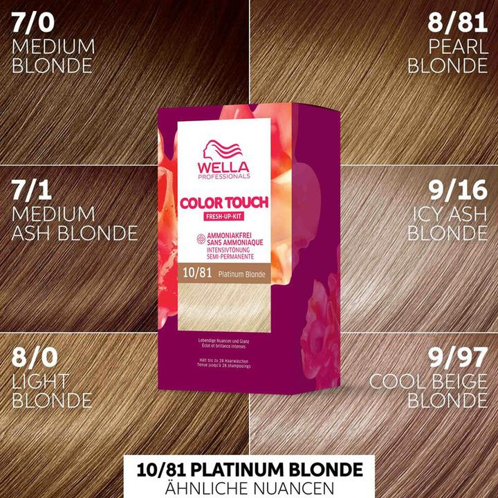 Image du produit Wella Color Touch Fresh-Up-Kit (9/97 Cool Beige Blonde)