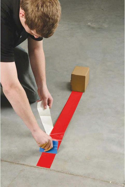 Immagine prodotto Brady B-514, ToughStripe, nastri per marcare i pavimenti, poliestere, rosso, 50,8 mm x 30 m (50.80 mm)