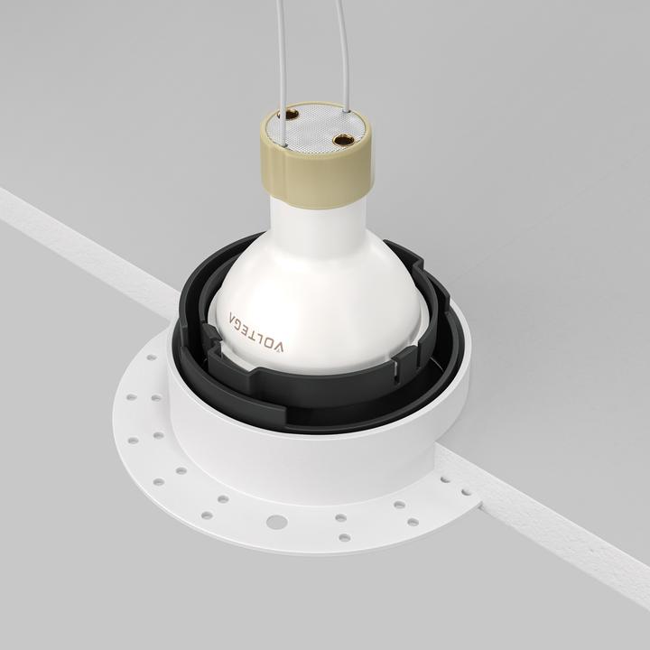 Produktbild Maytoni Share Downlight, Einbauleuchte GU10 Schwarz / Weiss Ø10,2mm (GU10)