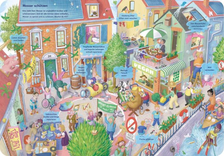 Actual product image Mein grosses Wasser-Wimmelbuch (German, Bernd Lehmann, 2024)