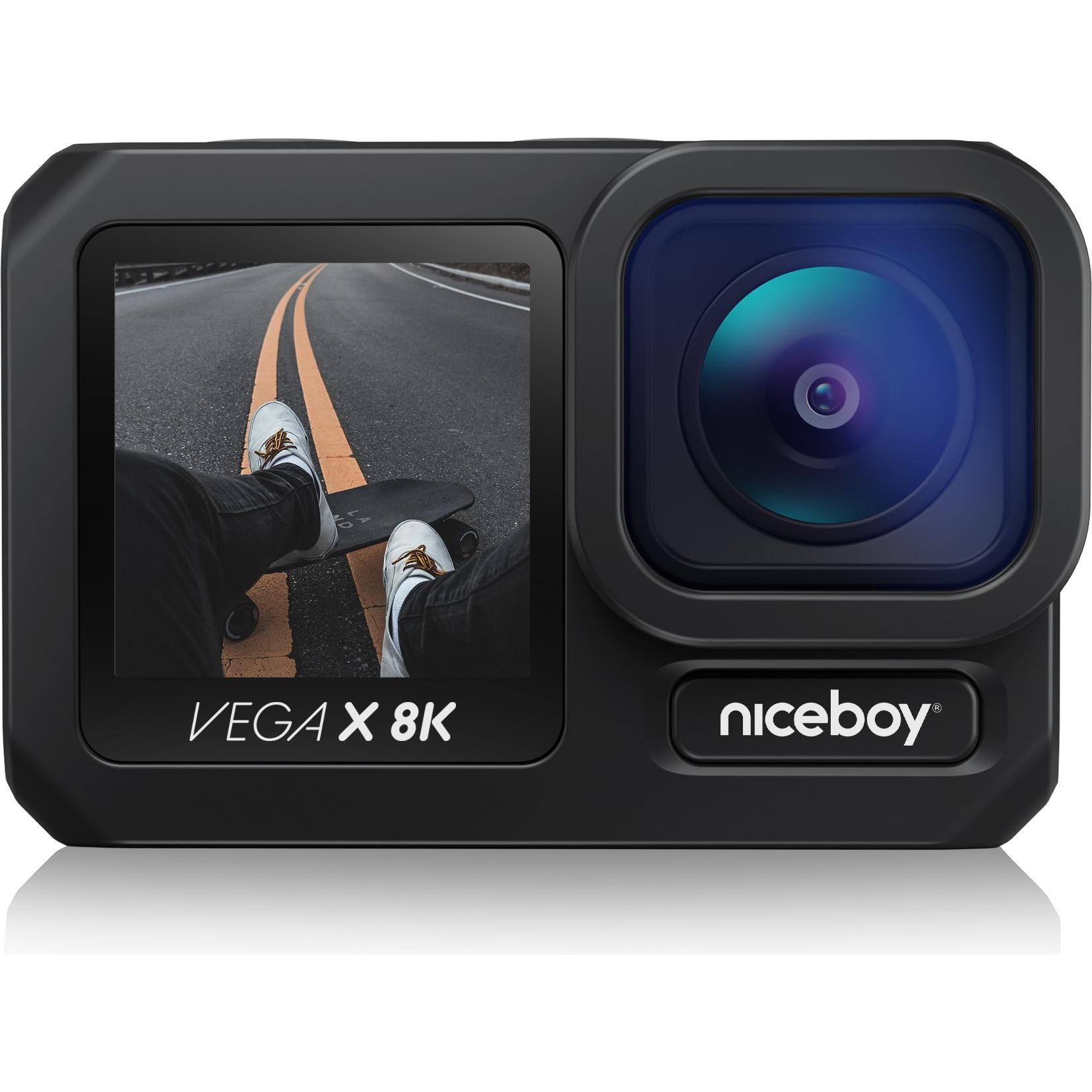 Niceboy Vega X 8K (WLAN), Action Cam, Schwarz