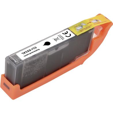 Renkforce, Druckerpatrone, Tinte ersetzt Canon CLI-551 XL BK (6443B001) Kompatibel Schwarz RF-5