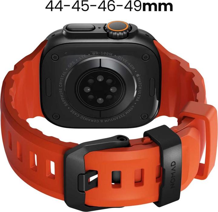 Actual product image Nomad Rocky Point (42 mm, 44 mm, 45 mm, FKM, Titanium)