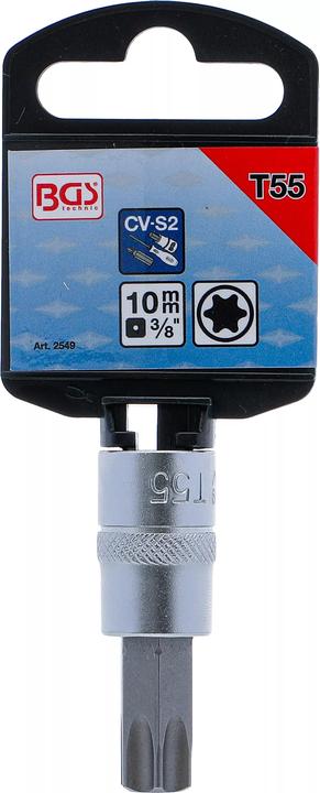 Actual product image BGS Bit Socket 10 mm (3/8") Drive T-Star (for Torx) T55 (Inner square)