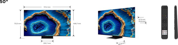 Actual product image TCL TV 50C809 (50", QLED, 4K, 2023)