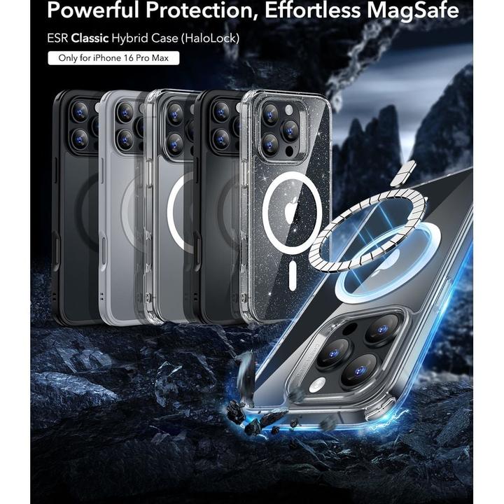 Produktbild ESR Classic Hybrid HaloLock Case (Apple iPhone 16 Pro Max)