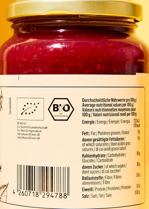 Actual product image KoRo Organic raspberry fruit spread (460 g)