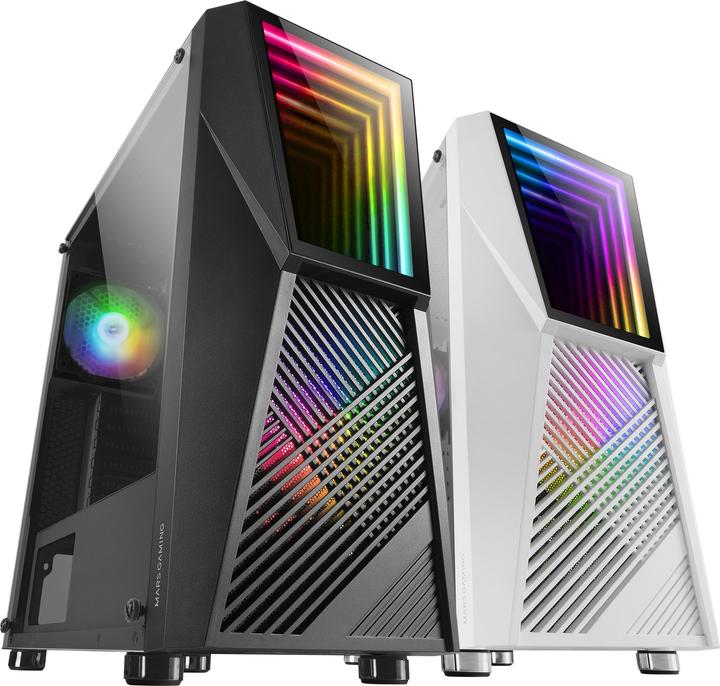 Produktbild Mars Gaming Boitier Moyen Tour Atx Mc777 RGB Avec Panneau Vitré (Noir) (ATX, Mini-ITX)