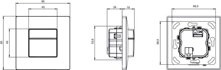 Produktbild Theben theMura S180 KNX UP WH (17 m)