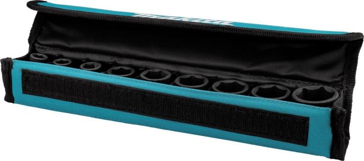 Produktbild Makita E-16617 Screwdriver set 9 pcs. 1/2"x 38-42mm (10, 11, 13, 17, 19, 21, 22, 24, 27mm) (19 mm, 24 mm, 22 mm, 10  mm, 21 mm, 27 mm, 17 mm, 11 mm, 13 mm)