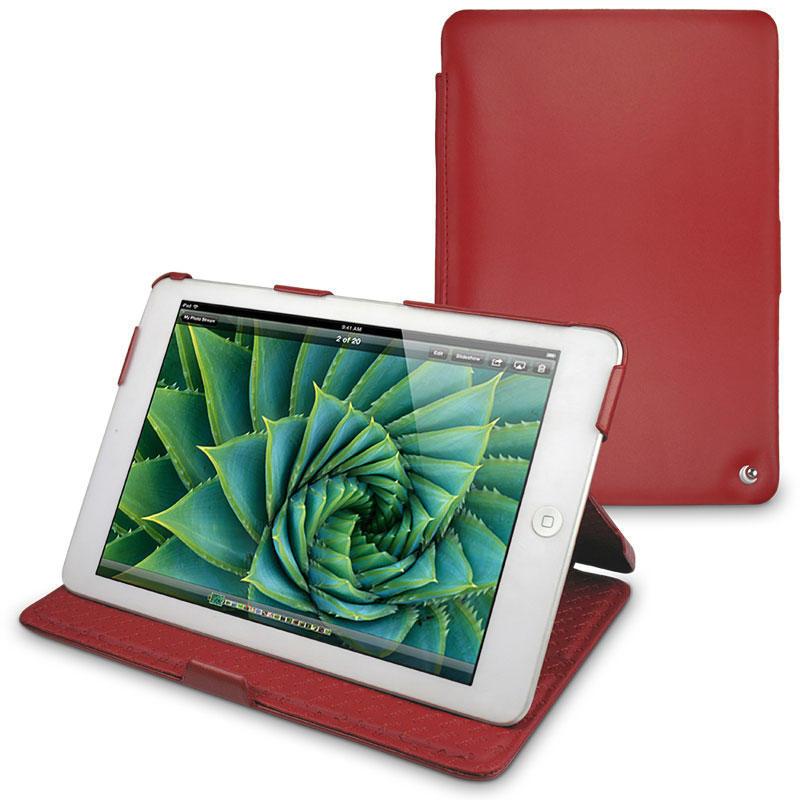 Noreve Lederschutzhülle horizontal (iPad mini), Tablet Hülle, Rot