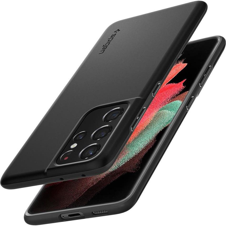 Thumbnail - Spigen Thin Fit (Samsung Galaxy S21 Ultra 5G), Smartphone Hülle, Schwarz