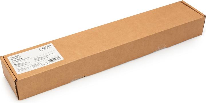 Actual product image Digitus Socket Strip with Aluminum Profile, 10-way, 2 m cable IEC C20 plug