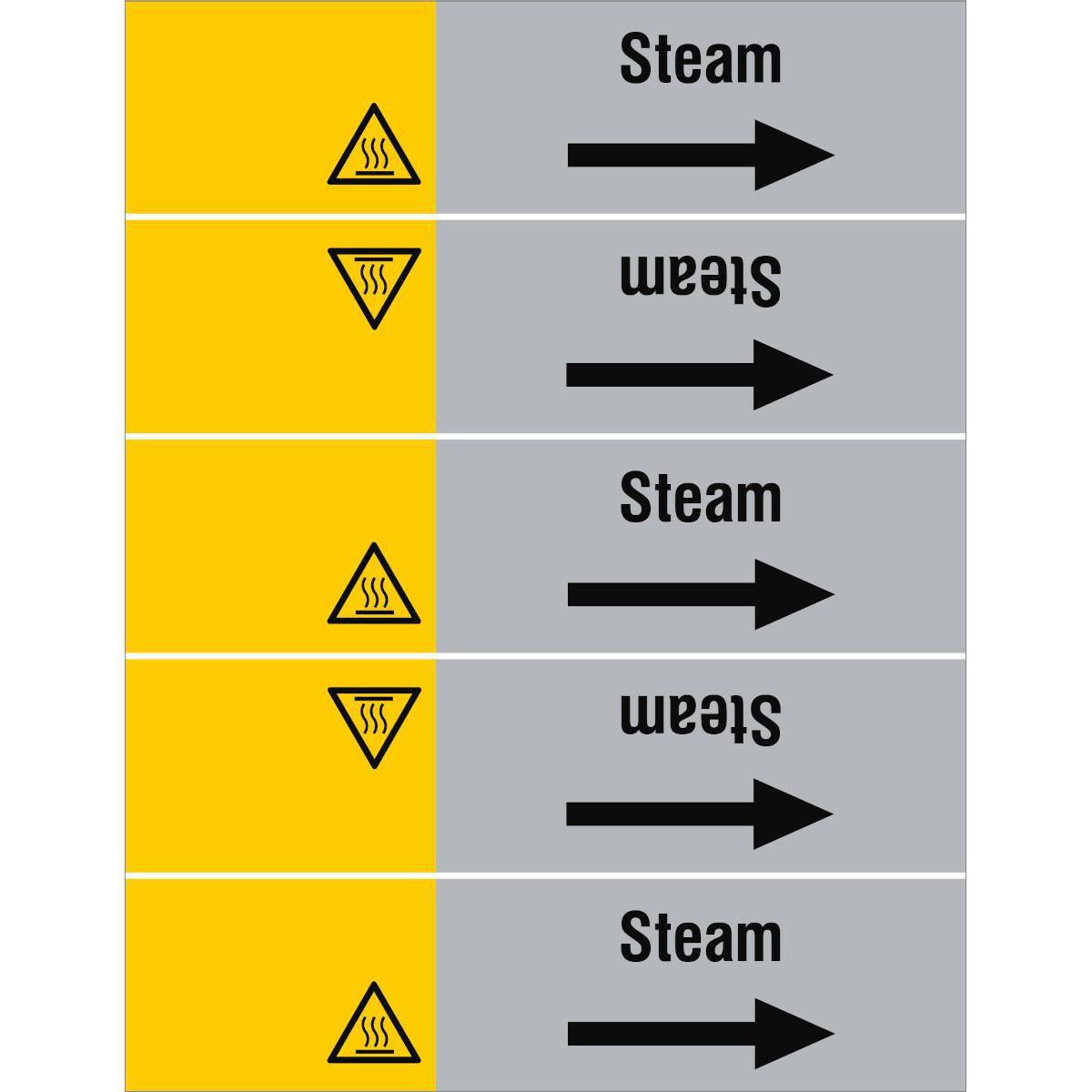 Brady, Etiketten, ISO 20560 Pipe Markers - Gas