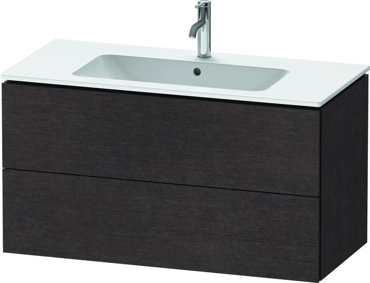 Duravit Vanity unit L-CUBE 1020x481x550mm dark brushed oak (102 x 48 x 55 cm)