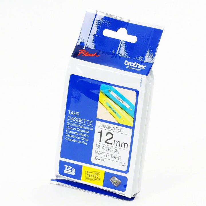 Produktbild Brother TZe-231 (1.20 cm, Weiss, Schwarz)