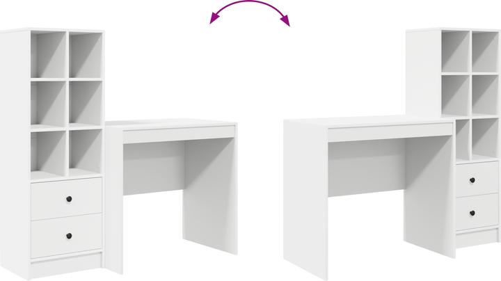 Produktbild vidaXL Schreibtisch (50 x 125.50 x 127 cm)