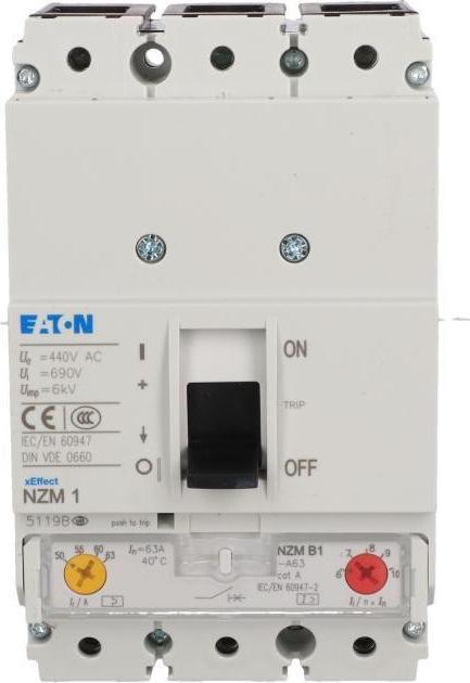Produktbild Eaton Leistungsschalter 63A