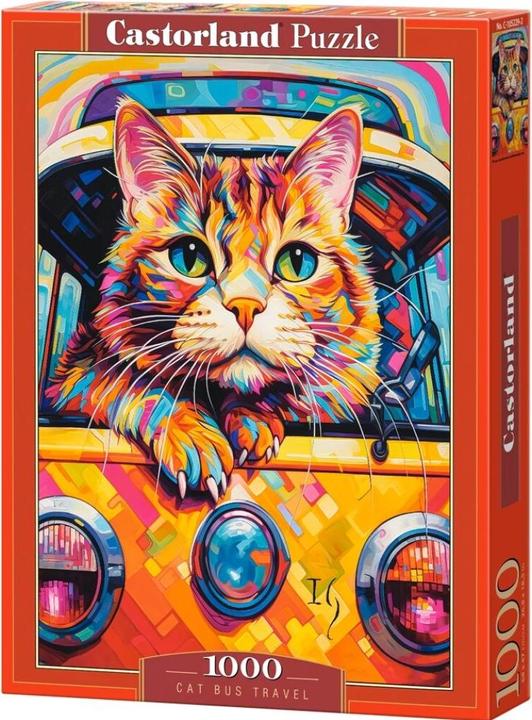 Immagine prodotto Castorland Puzzle da viaggio Cat Bus 1000 pezzi (1000 pezzi)