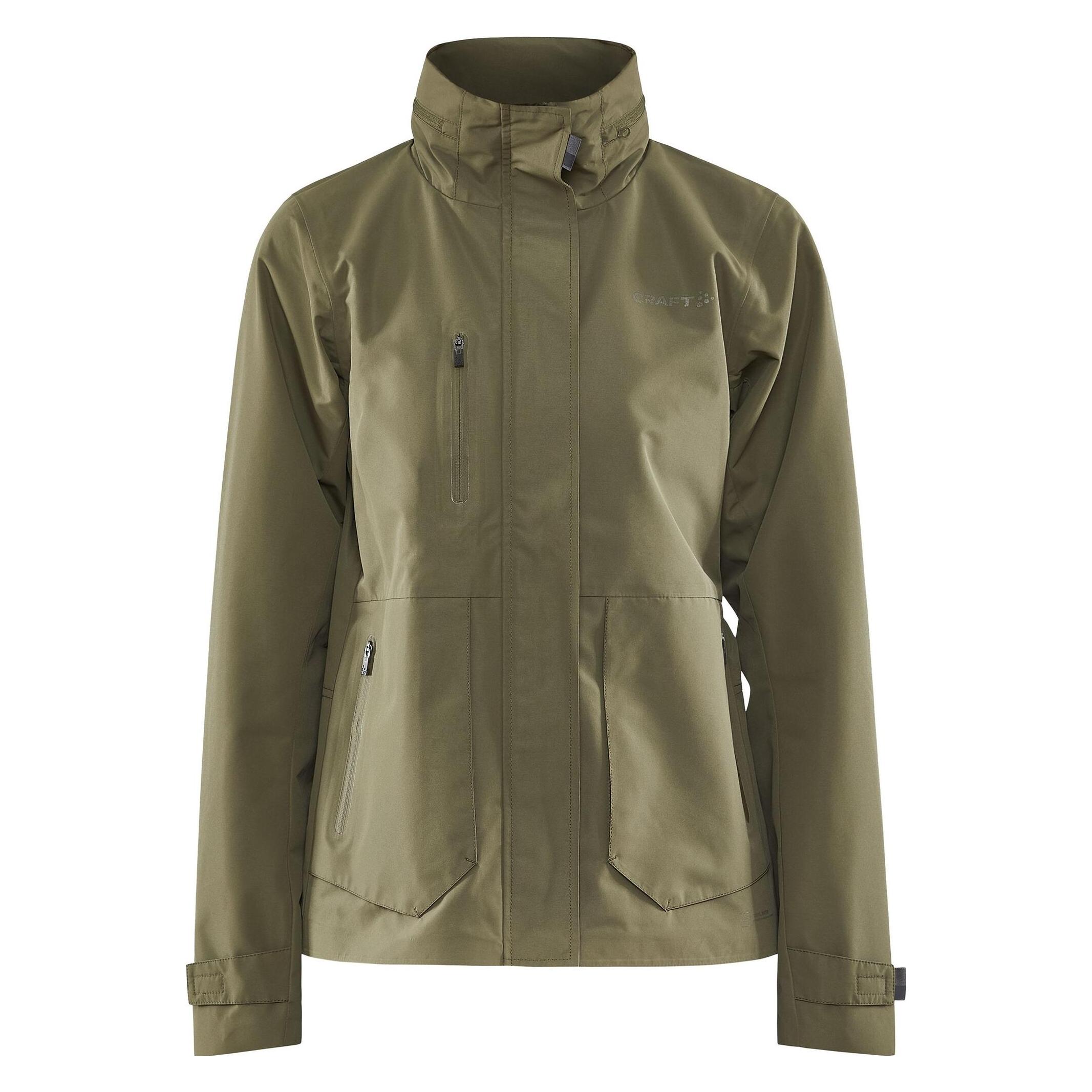Craft, Vrouwen, Fietsjassen, Adv Bike Ride Hydro Jacket Dames - Maat Xl (Xl), Groen, Xl