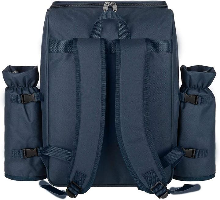 Actual product image Anndora Picnic Backpack, Navy Blue White