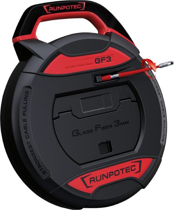 Runpotec RUNPO 10198 GF3 Asta in fibra di vetro Ã3mm-senza contametri-50m (50 m)
