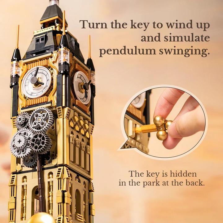 Actual product image Pantasy Steampunk series clock tower