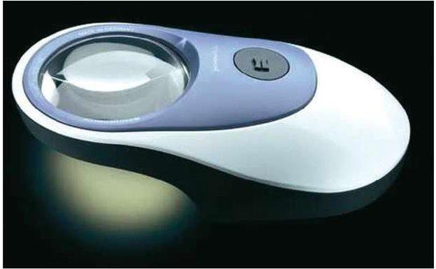 Actual product image Eschenbach Hand magnifier with LED illumination V