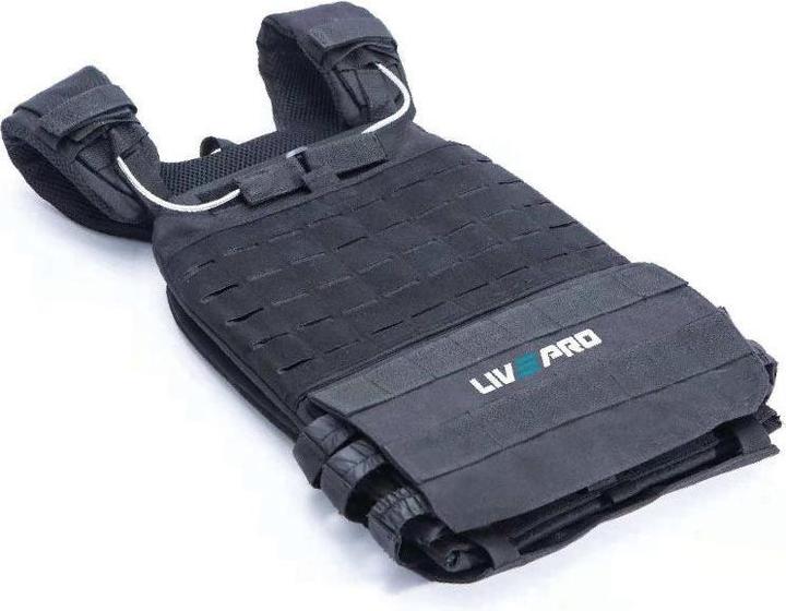 Livepro Gewichtsweste mit Stahlplatten Khaki