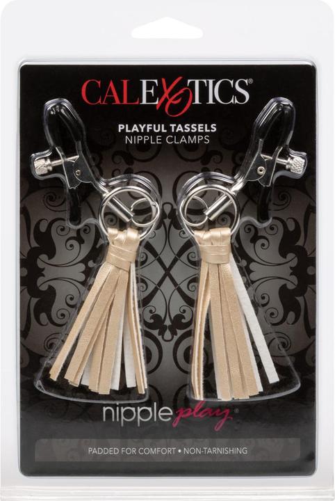 Actual product image CalExotics Playful Tassels Nipple Clamps