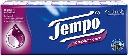 Produktbild Tempo Fazzoletti Tascabili Complete Care, 10 Pacchetti Da 9 Fazzoletti - 280 G 9
