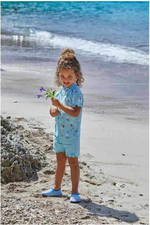 Actual product image Playshoes Kid's UV protection bath set unicorn sea cat (86)