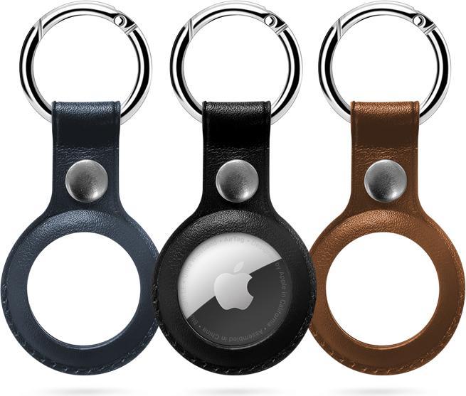 Produktbild Epico Leather Case, AirTag - keychain, Black