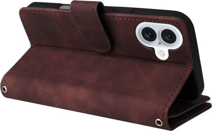 Actual product image Cover-Discount iPhone 16 Plus - Wallet case with lanyard (Apple iPhone 16 Plus)