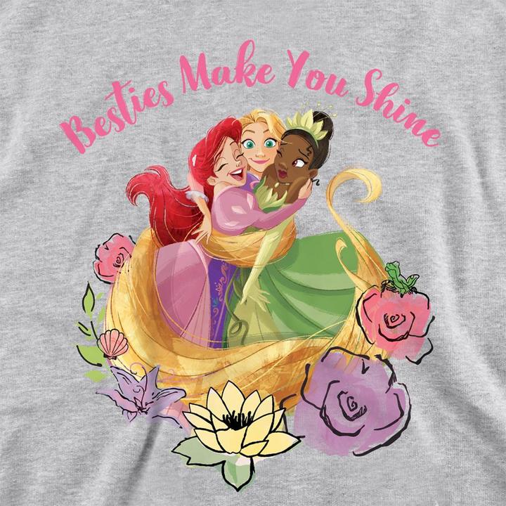 Produktbild Disney Princess Besties Shine Kapuzenpullover meliert (128)