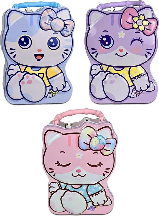 Trifox Sparschwein-Kätzchen-Vorhängeschloss MIX